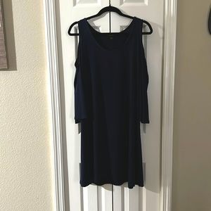 Espresso brand navy blue dress size large
